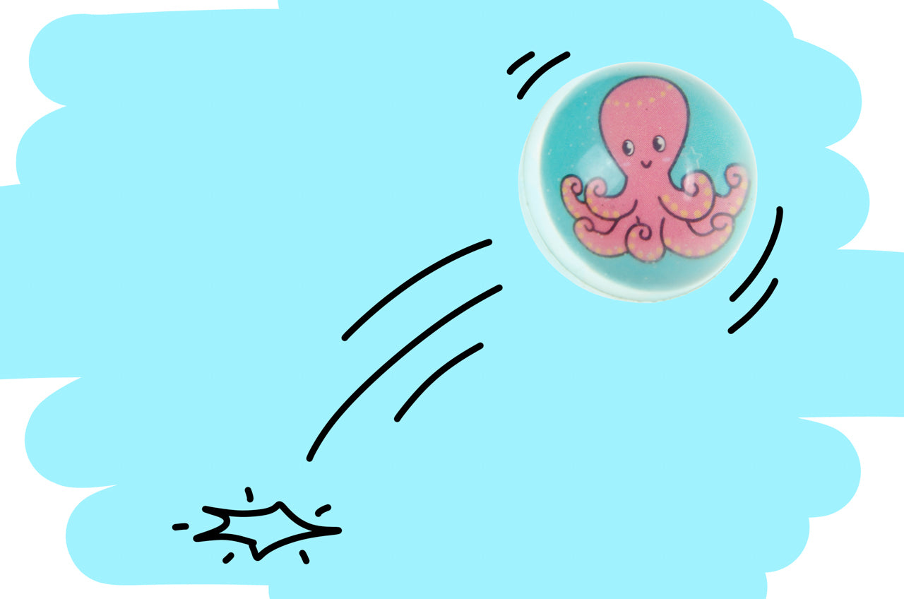 Pack of 50 Sea Animals Bouncing Ball 32mm