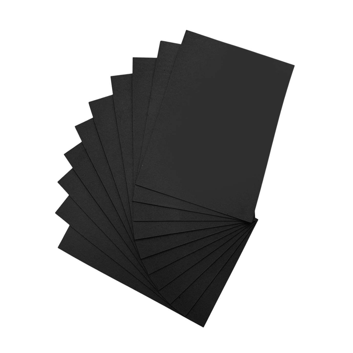 Pack of 50 A5 Black Coloured EVA Foam Sheets