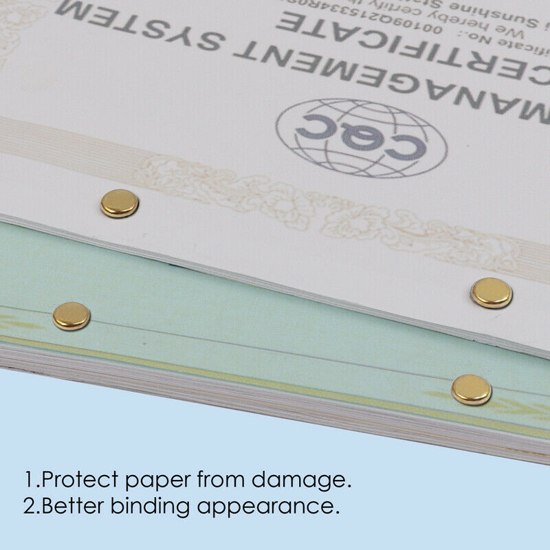 Pack of 100 Paper Fasteners 14mm - Butterfly Clips