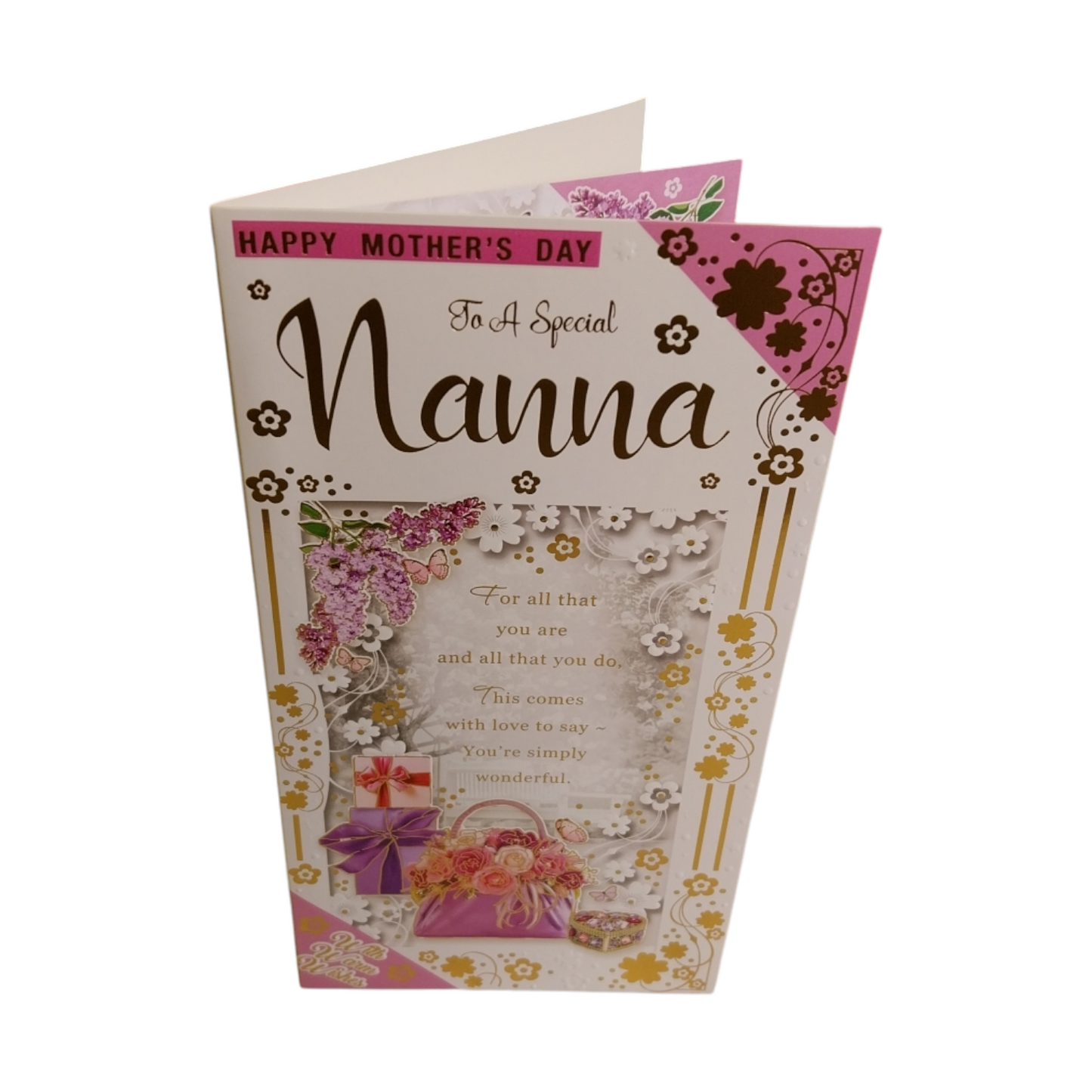 To A Special Nanna Sentimental Verse Mother's Day Card