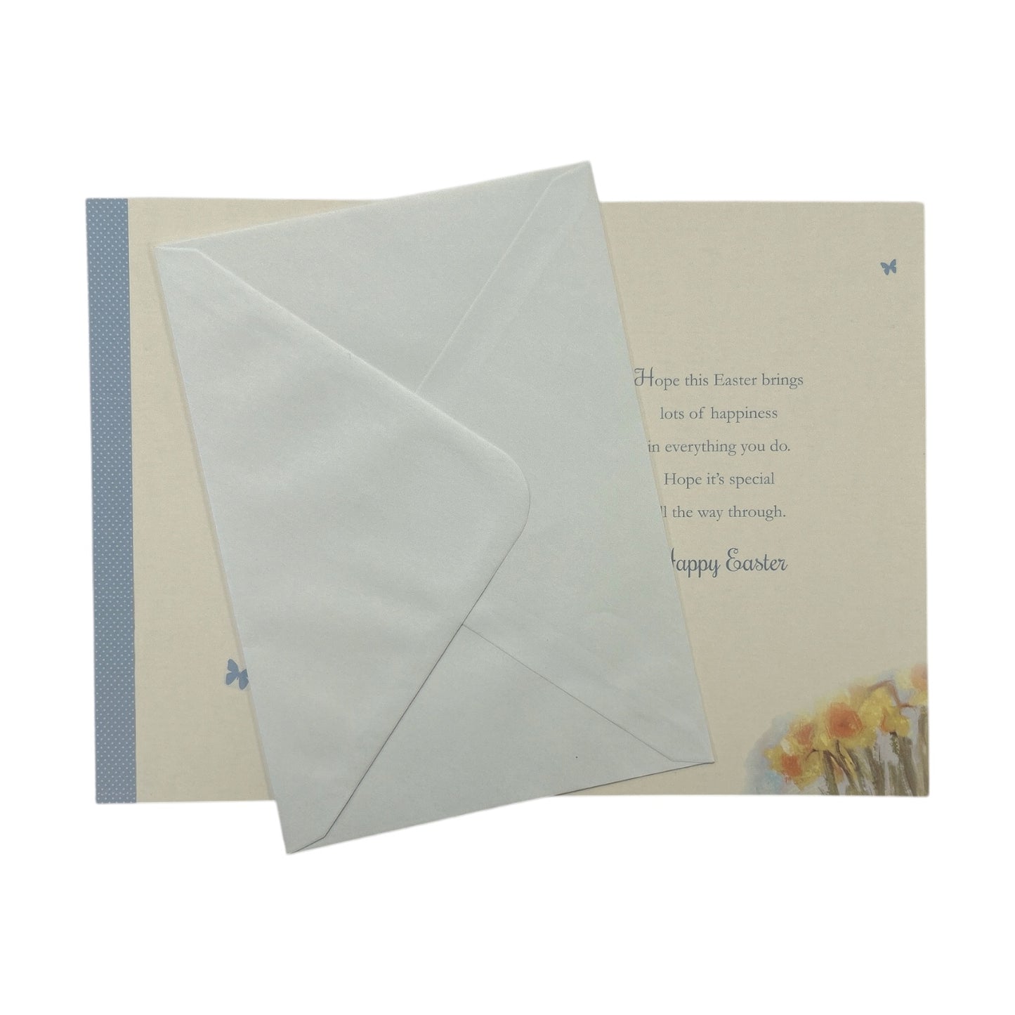 For A Special Friend Cute Lamb Floral Design Easter Card