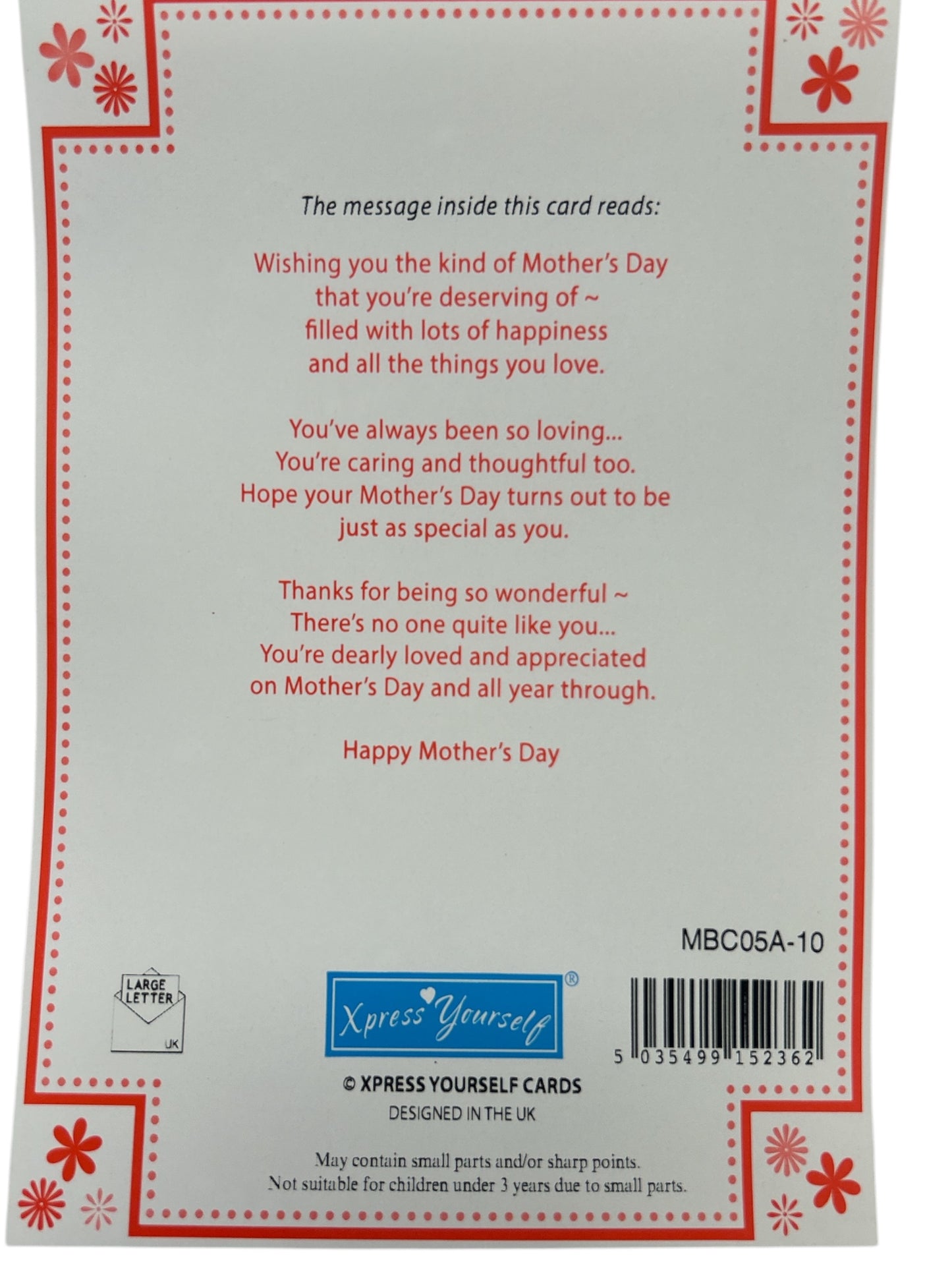 Happy First Mother's Day Beautiful Roses Design Pink Boxed Card