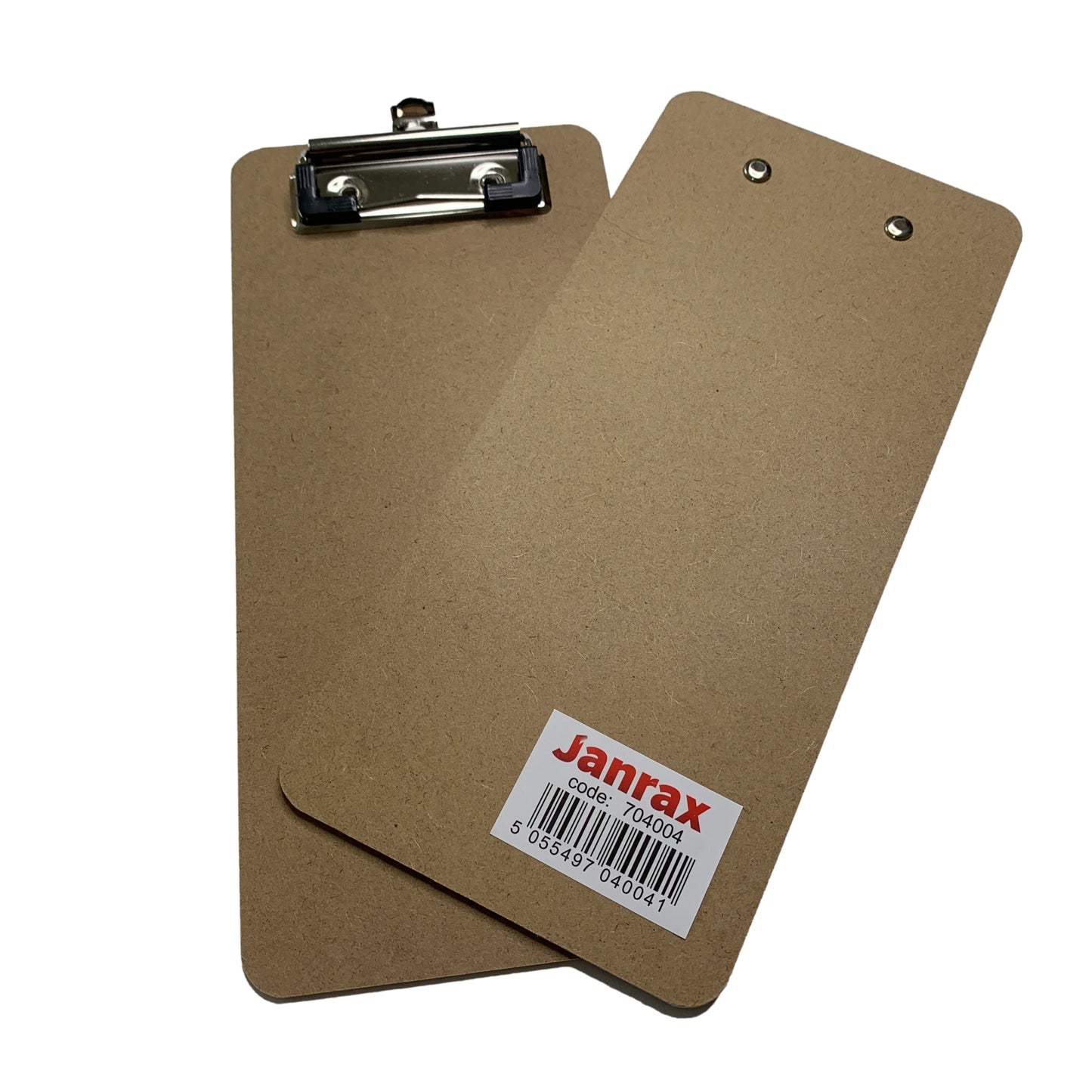 Pack of 12 Slim Wooden Clipboards by Janrax - Suitable for A6 Paper