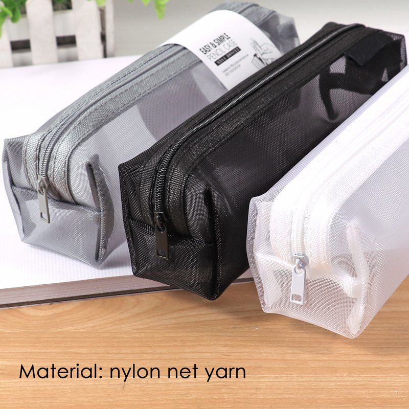 Single Nylon Net Yarn Student Pencil Case