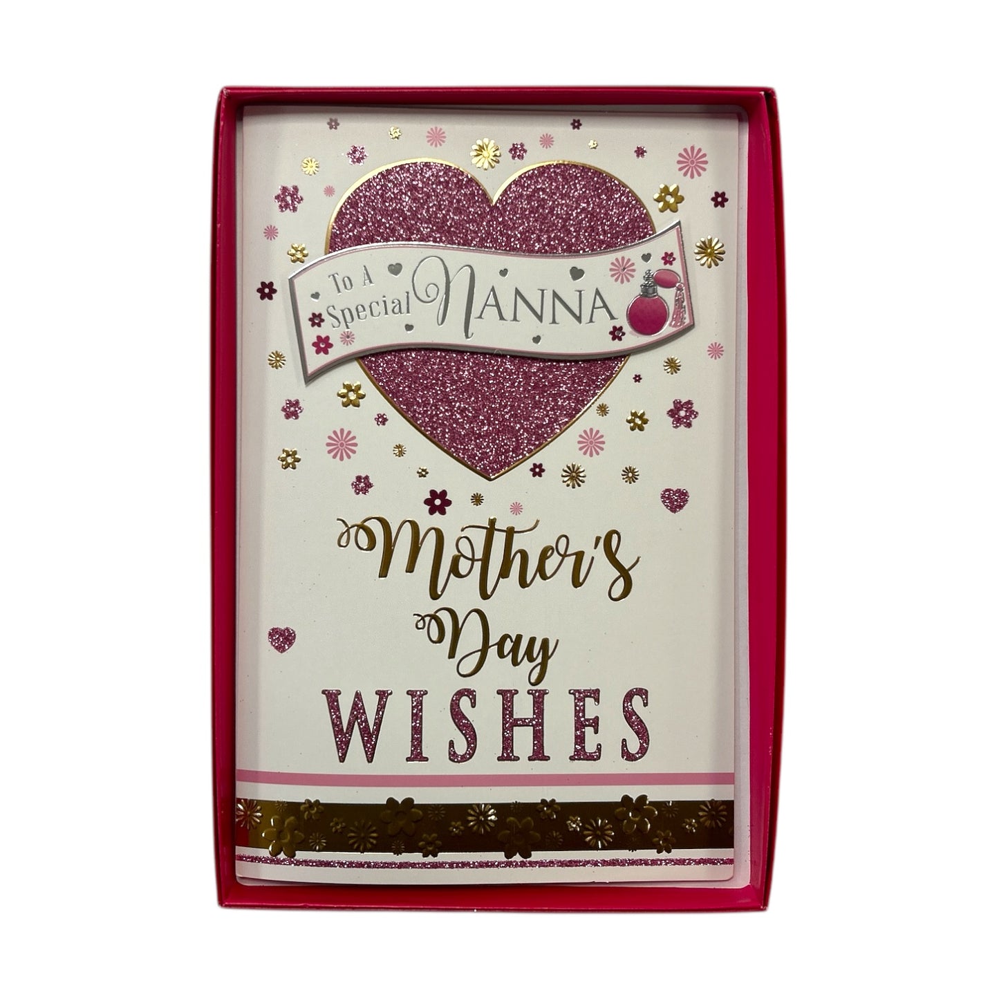 To A Special Nanna Pink Heart Design Mother's Day Boxed Card
