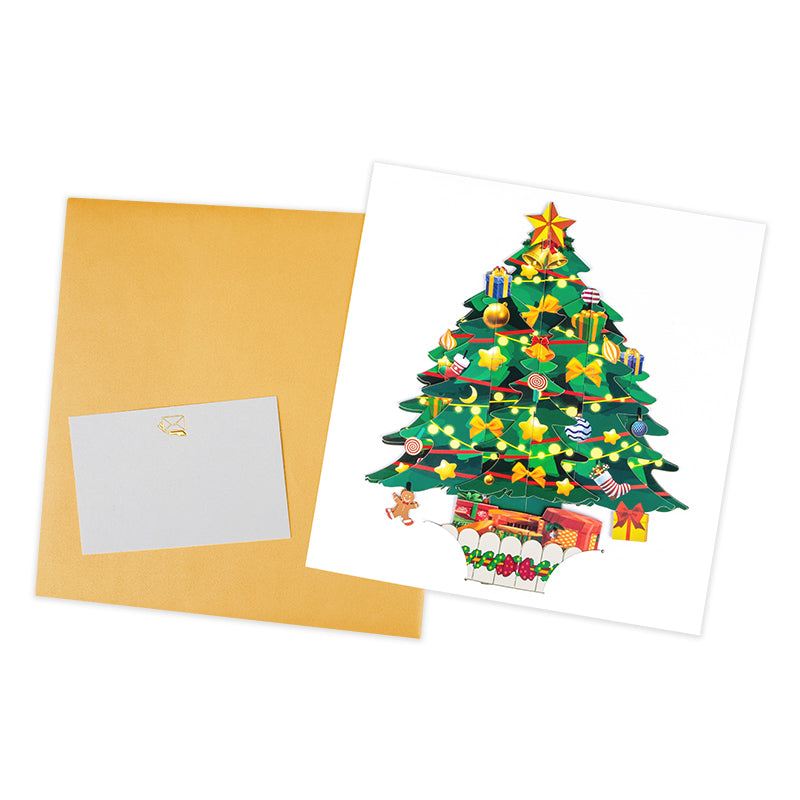 Season’s Tree of Light 3D Pop Up Christmas Card