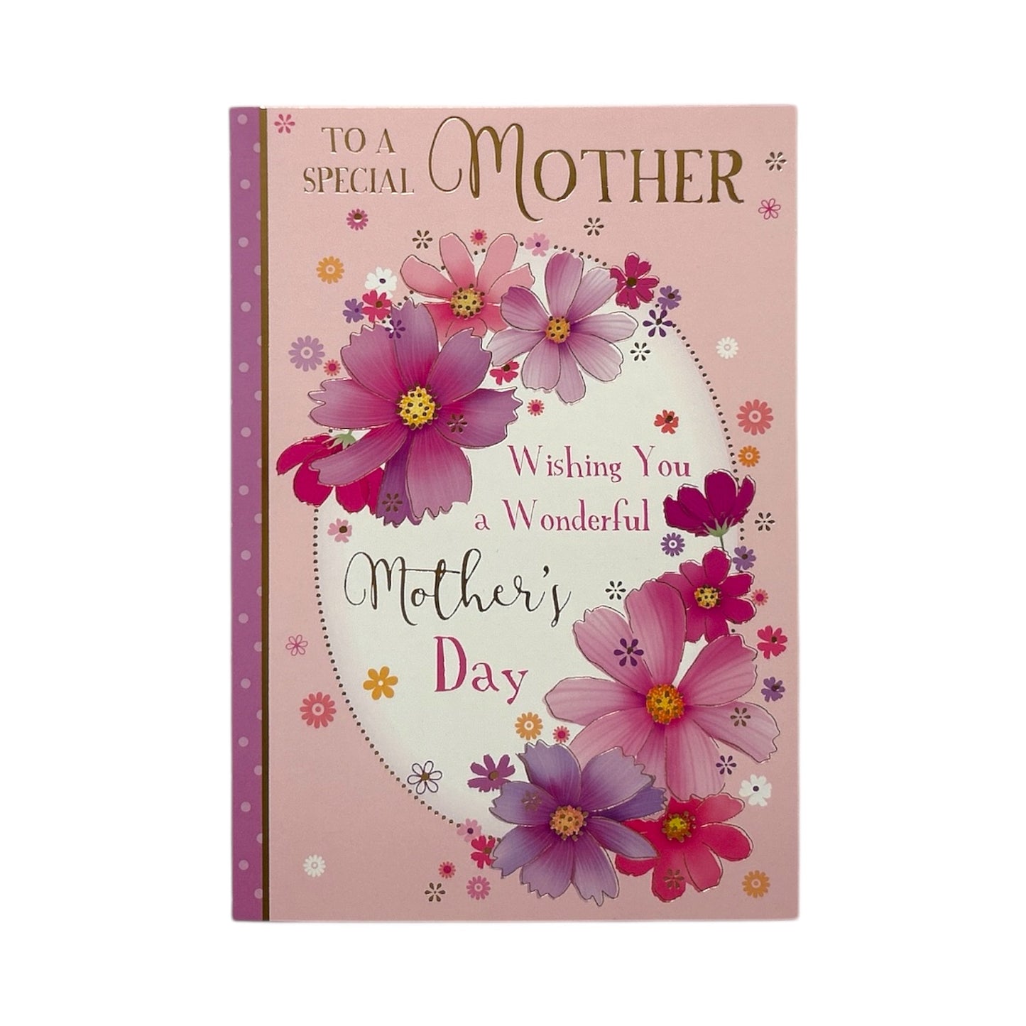 To A Special Mother Pastel Flowers Design Mother's Day Card