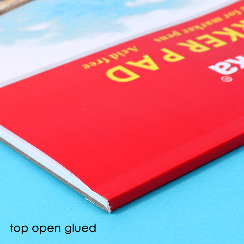 A4 24 Sheets Top Glued Open Marker Pad