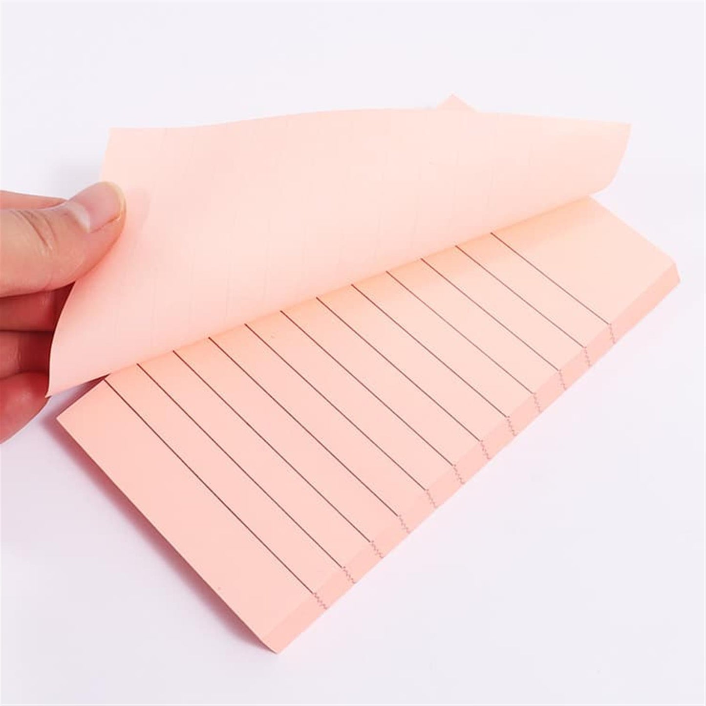 Pack of 100 Sheets 80gsm Thick Paper Ruled Line Colorful Writing Pad 100 x150mm