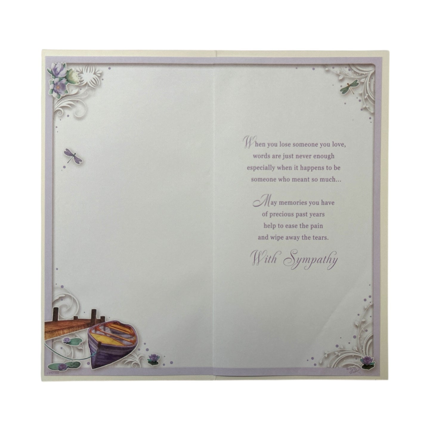 Loss of Grandad Dockside Design Sympathy Opacity Card