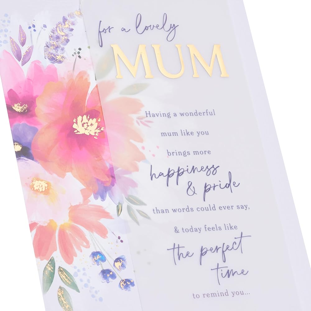 Flowers Design Mum Mother's Day Card