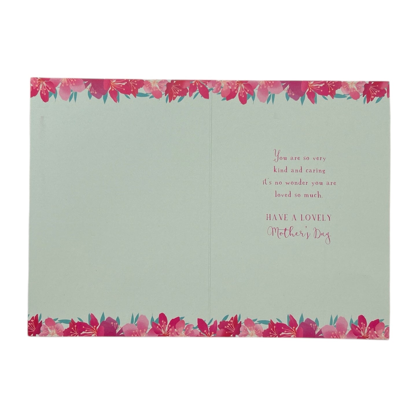 To My Wife Floral Design Mother's Day Card