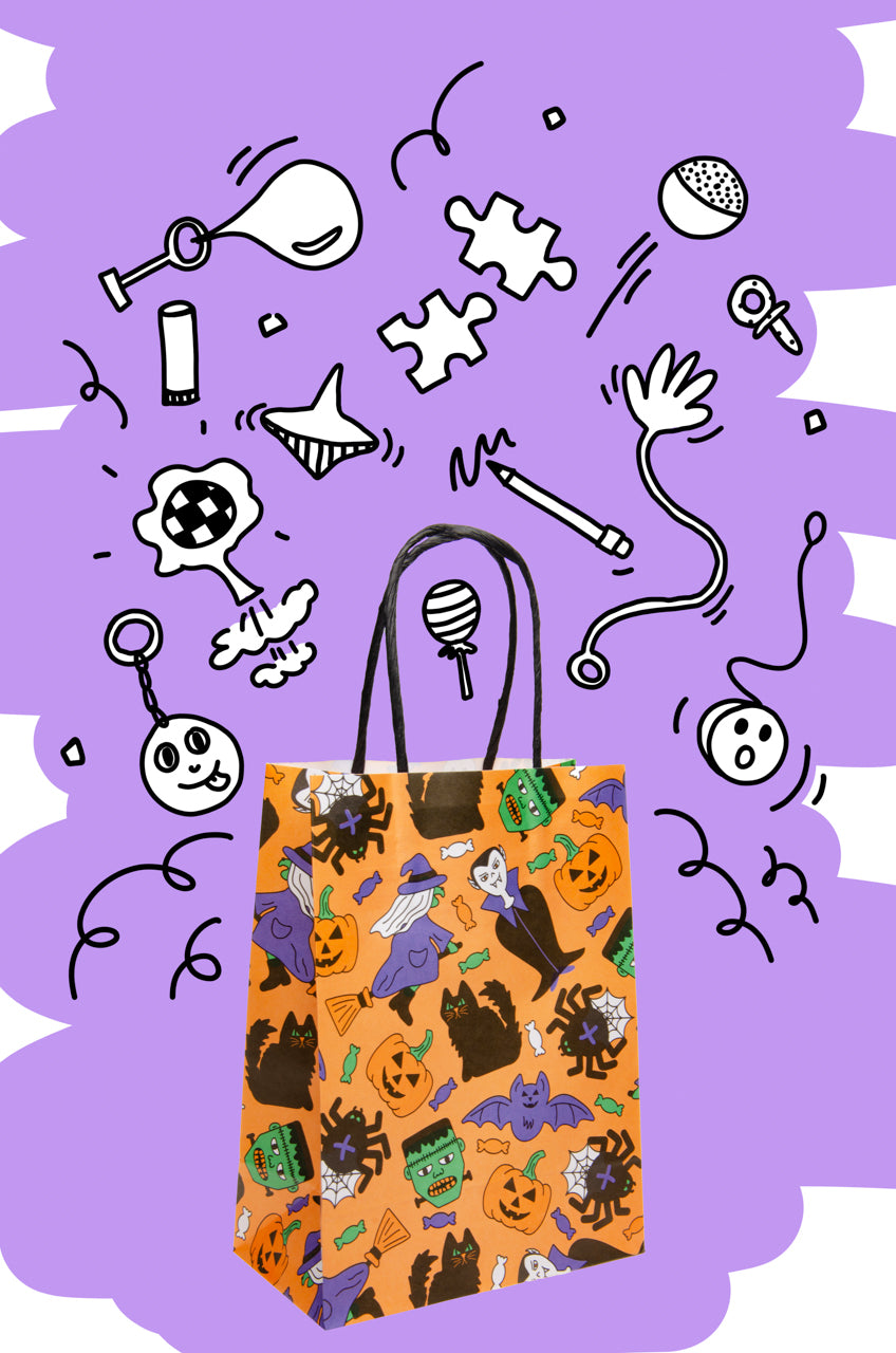 Pack of 12 Halloween Paper Gift Bags