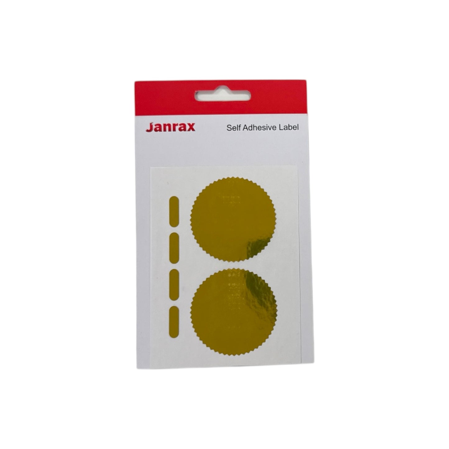 Pack of 6 Gold Foil Company Seals Labels 50mm