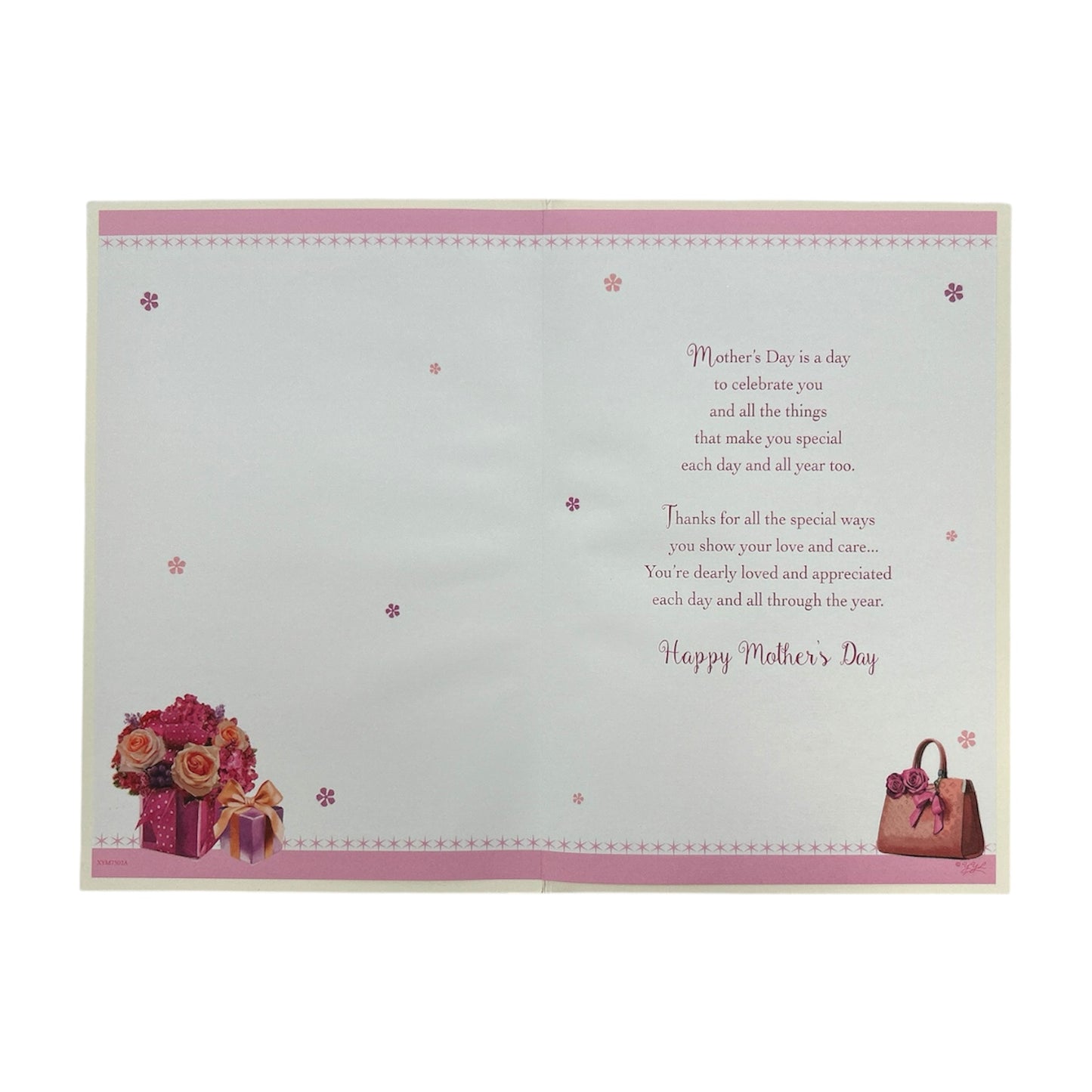 With Love To My Partner Purse And Flowers Design Mother's Day Card