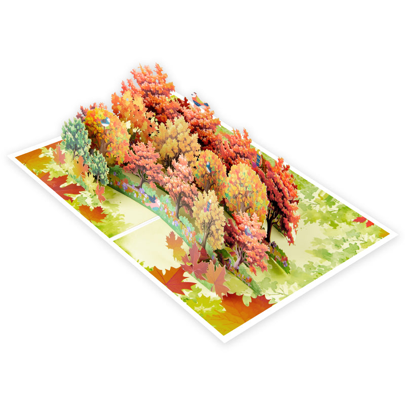 Majestic Maple Autumn 3D Pop Up Greeting Card