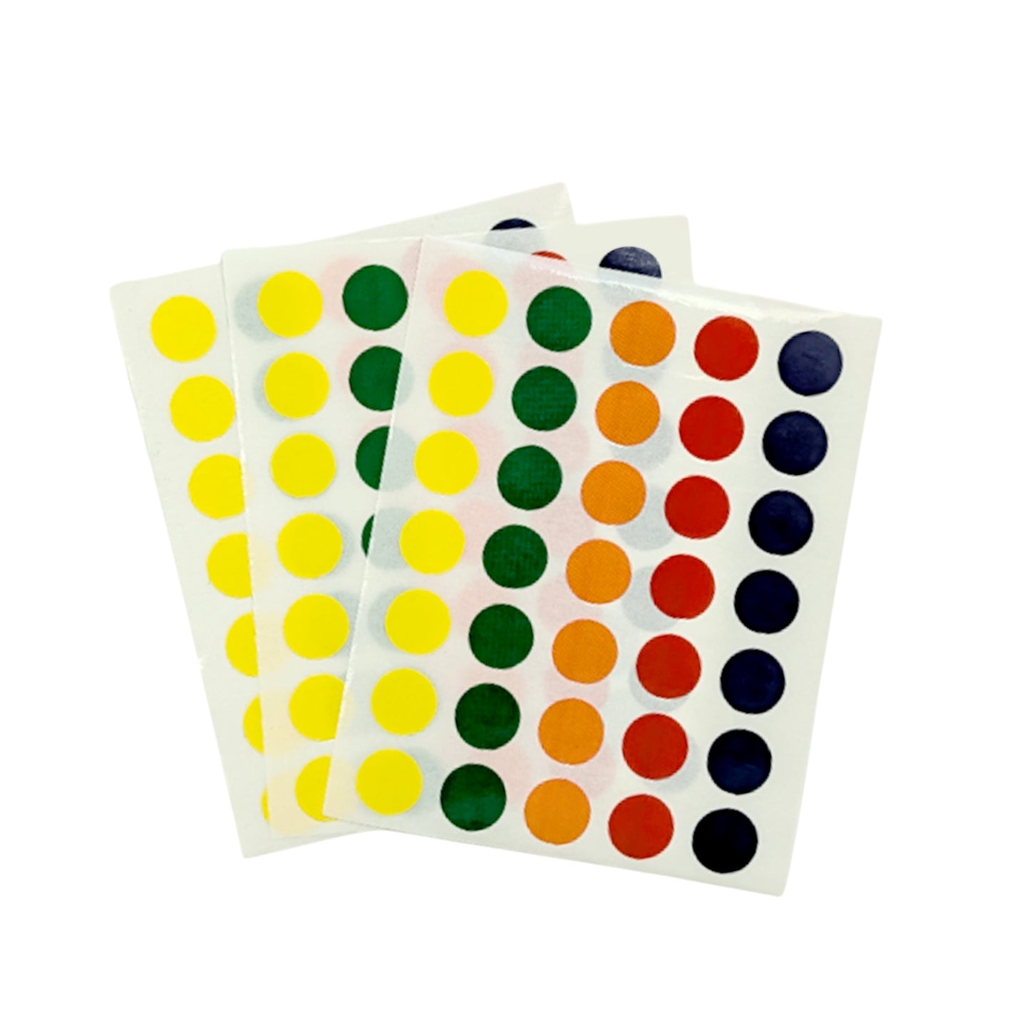 Pack of 1260 Assorted 5 Colours 13mm Round Sticky Dots