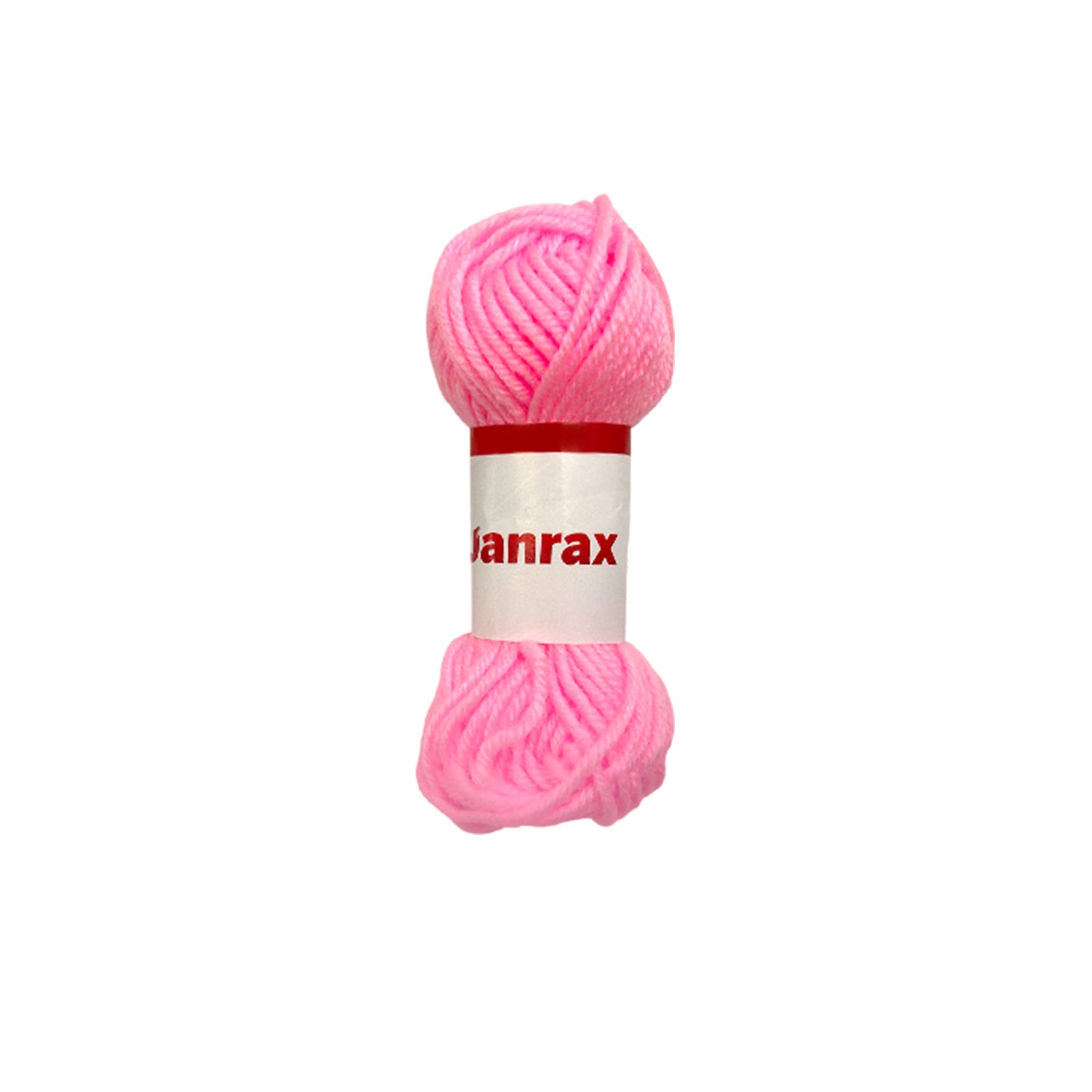 Pink Acrylic Yarn Roll – 10g, 4 Strand 8 Ply Knitting Wool