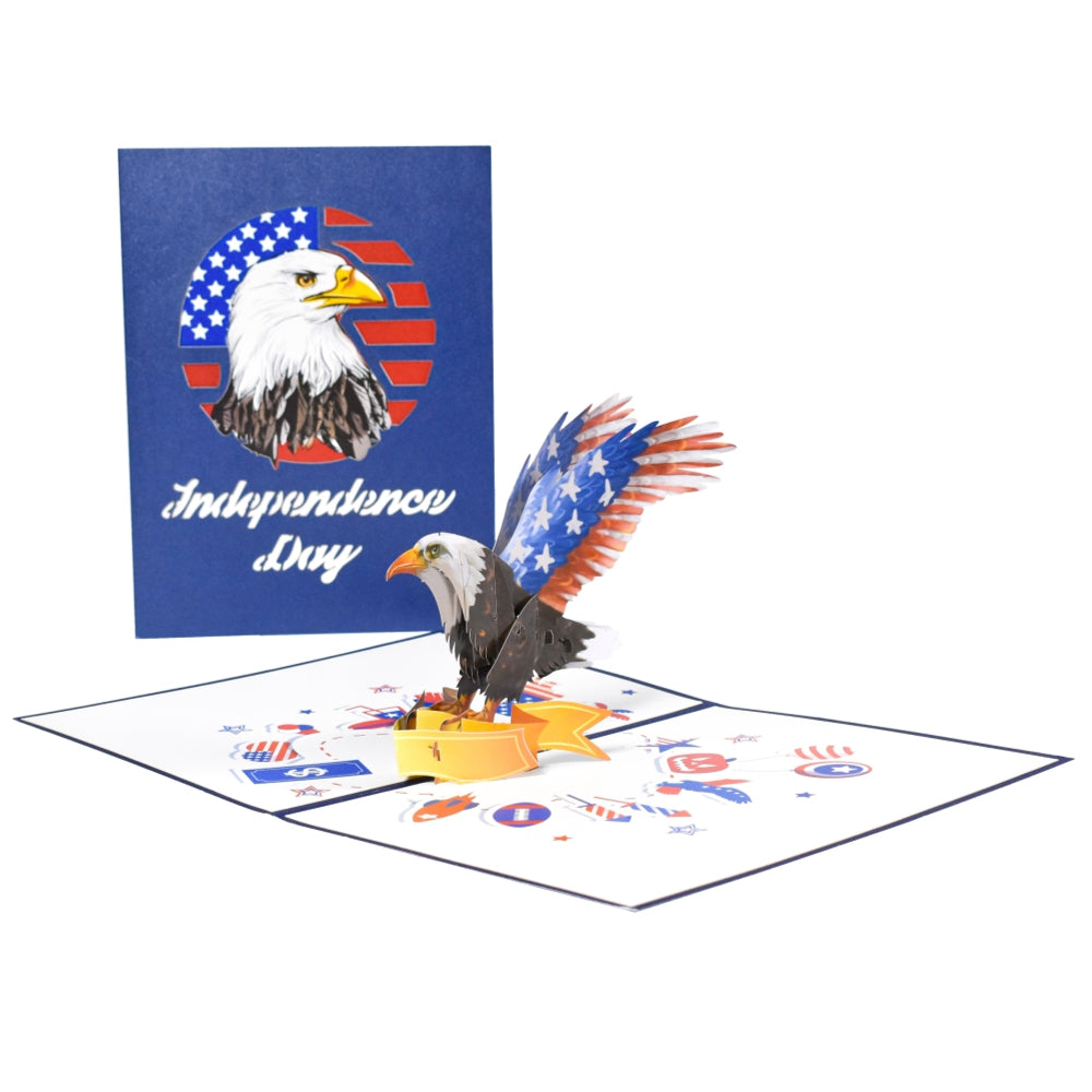 Wings of Freedom 3D Pop-Up Independence Day Card