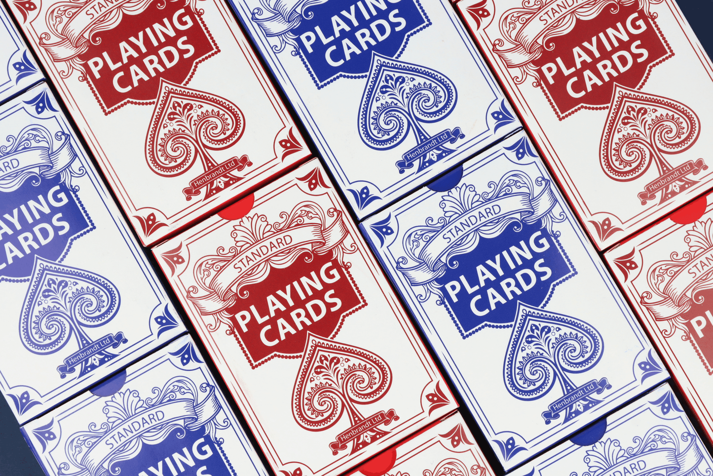 Pack of 12 Standard Playing Cards - Poker Bridge Entertainment Parties Clubs Casinos Tournaments