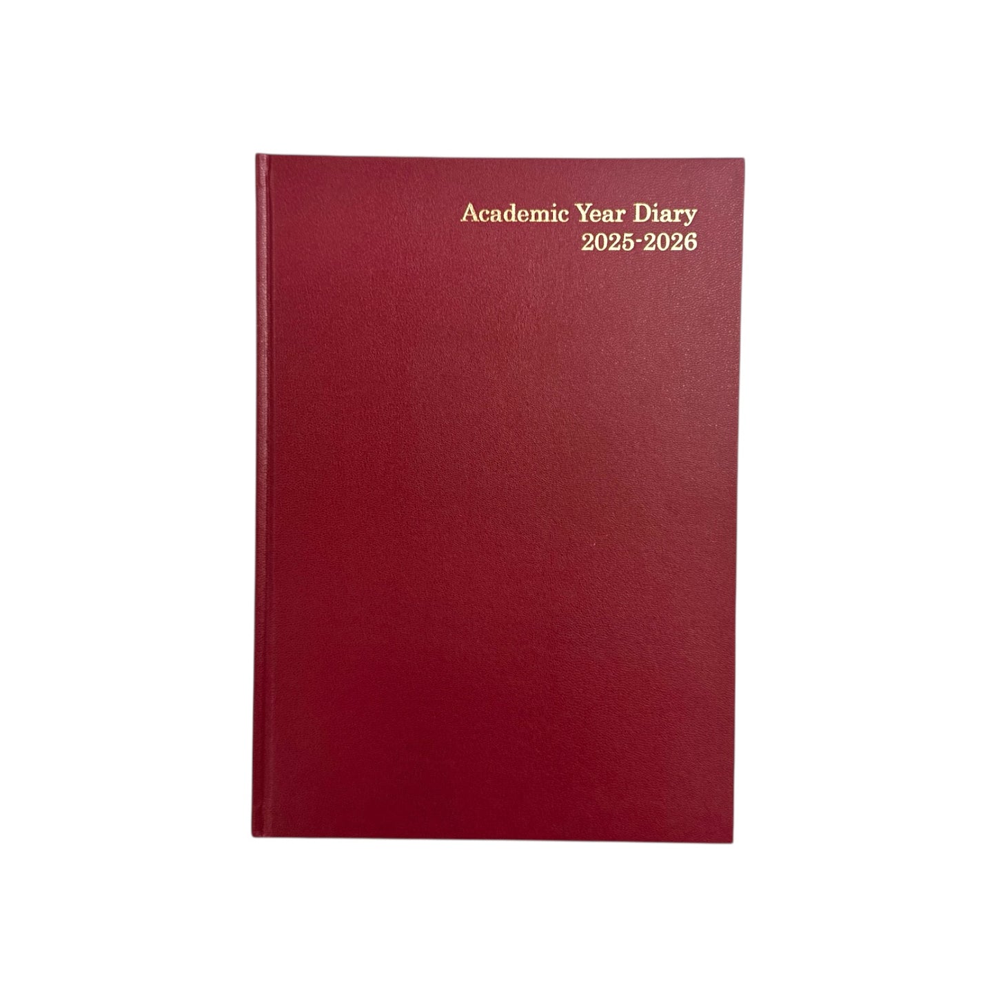 Janrax 2025-2026 A4 Day Per Page Burgundy Academic Diary