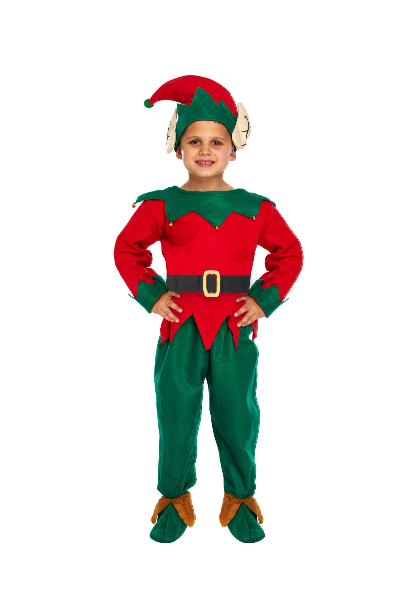 Child's Christmas Elf Fancy Dress Costume 4-6 Year Olds