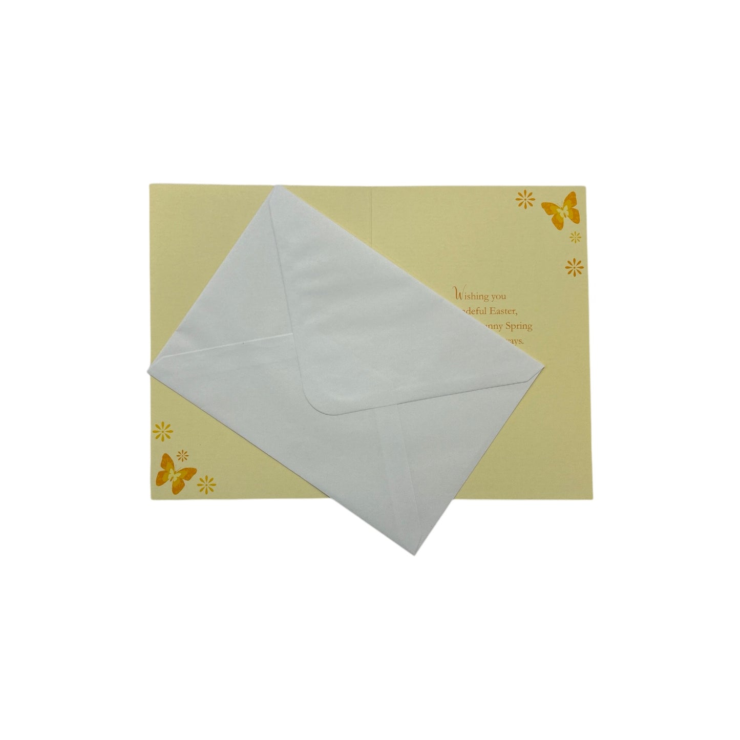 To All Of You Yellow Daffodil Flowers Design Easter Card