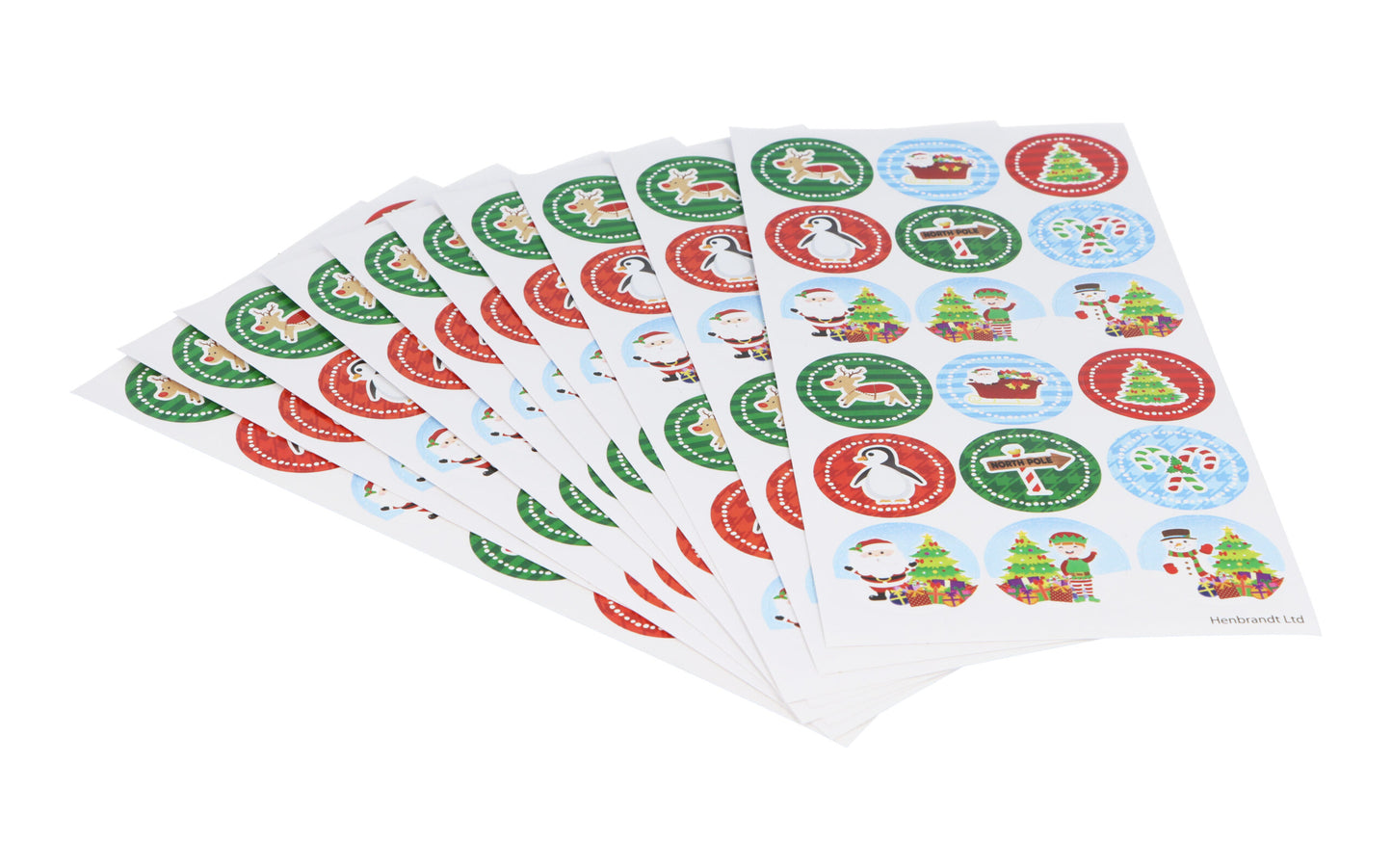 Pack of 180 Christmas Stickers
