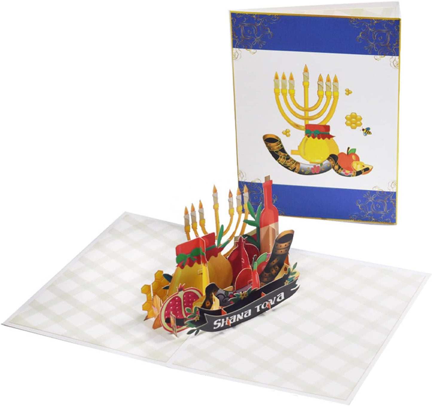 Harvest of Joy Rosh Hashanah 3D Pop Up Greeting Card