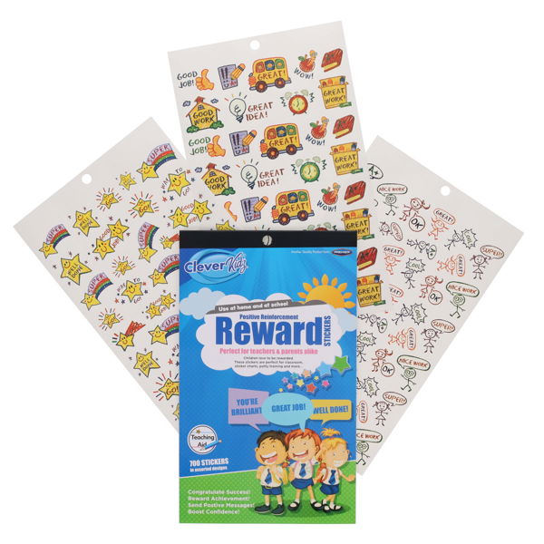 Book of 700+ Teachers Reward Stickers by Clever Kidz