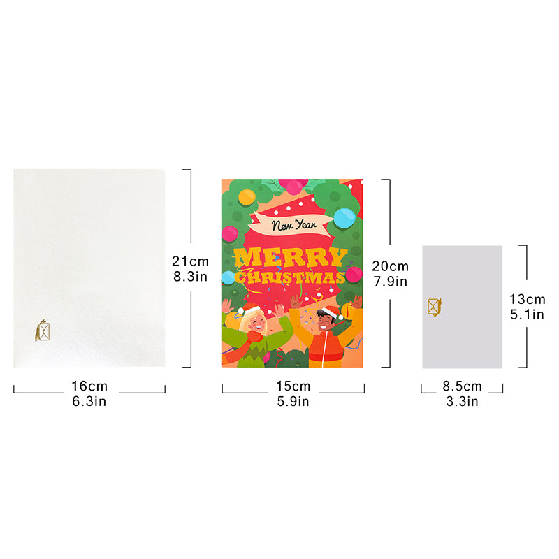 Festive Tree of Joy 3D Pop Up Christmas & New Year Card