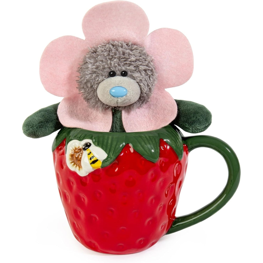 Me to You Tatty Teddy Hand Painted Ceramic Strawberry Mug and Plush Bear Gift Set