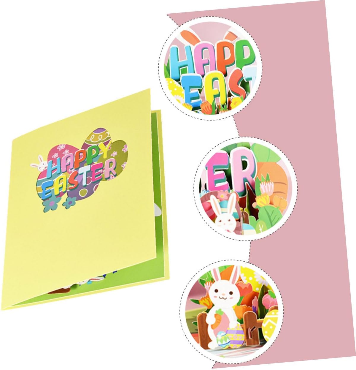 Springtime HAPPY EASTER 3D Pop Up Greeting Card