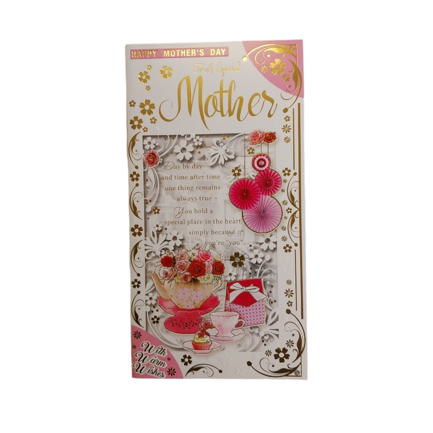 To A Special Mother Floral Tea Pot Sentimental Design Mother's Day Card