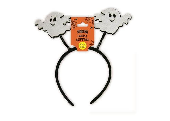 Halloween Ghost Light Up Head Boppers