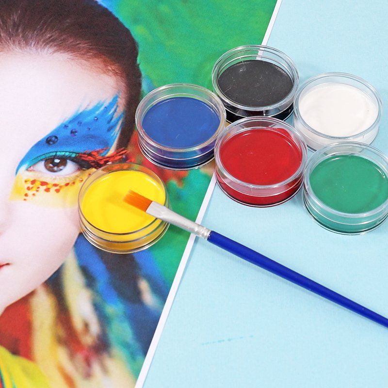 Pack of 6 Classic Colour Face Paints