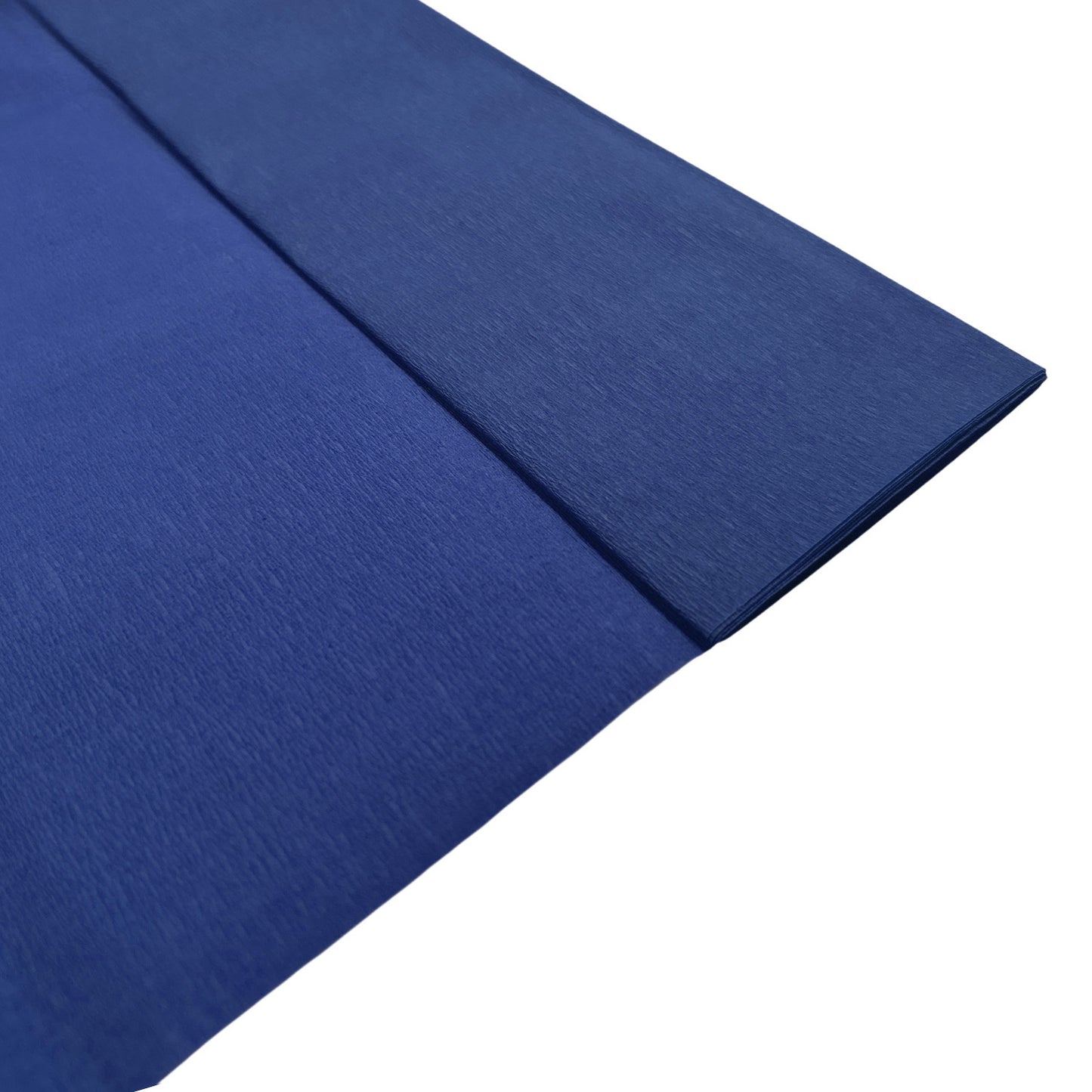 Dark Blue Crepe Paper Sheet 50cm x 2m 17GSM 35% Stretch Craft Paper