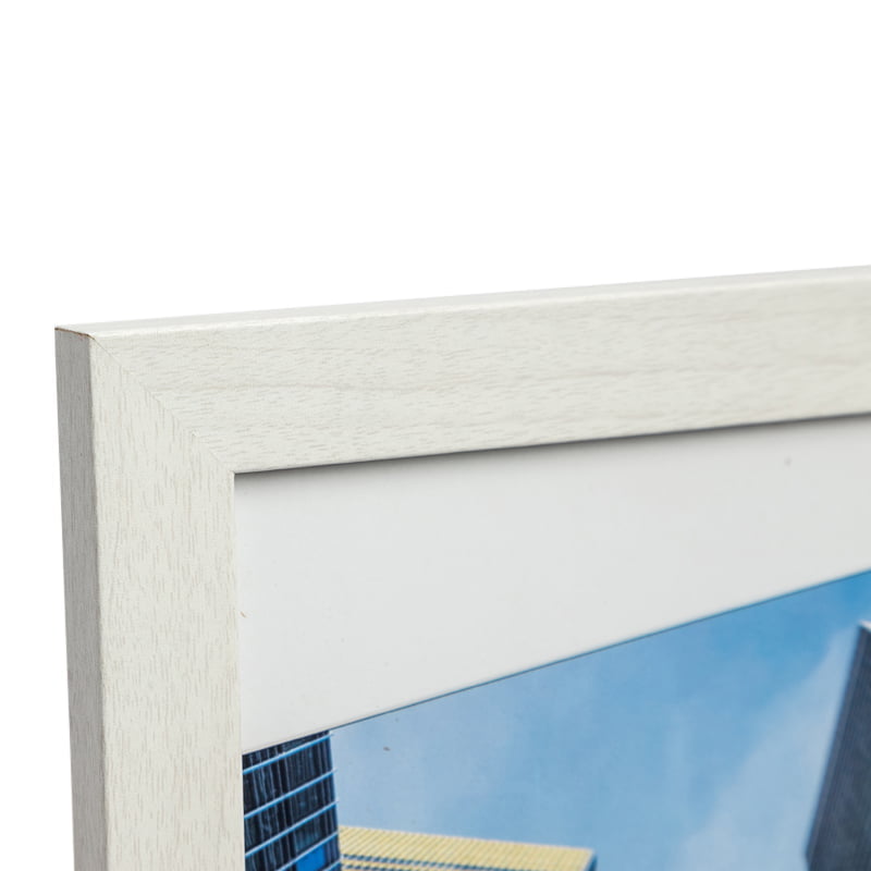 Hampton BERGEN A4 White Picture Poster Photo Frame Plexi Non-Glass