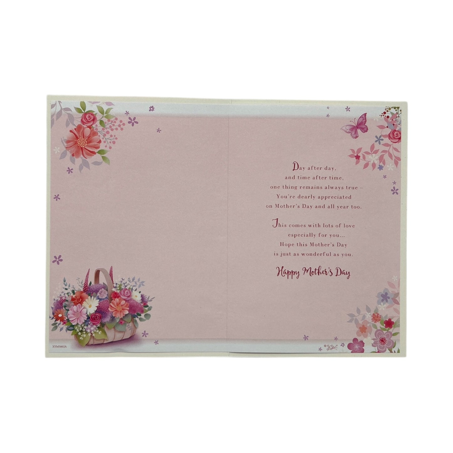 To A Dear Mum Pastel Floral Wallet Design Mother's Day Card