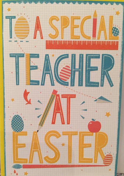 To a Special Teacher at Easter, Easter Greeting Card