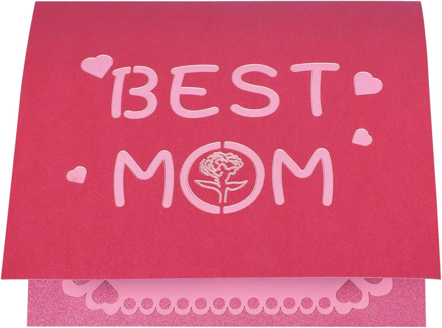 Best Mom & Kids Heartfelt 3D Pop Up Mother's Day Card