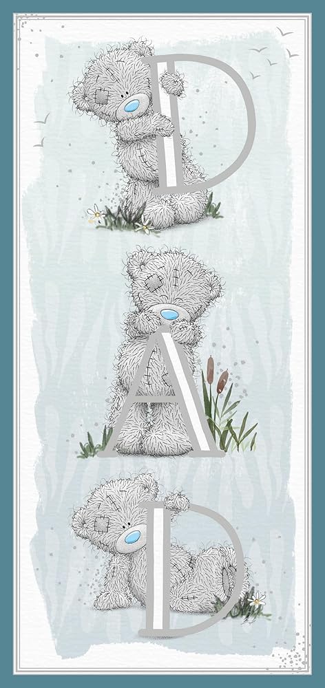 Bears With Letters Dad Father's Day Card