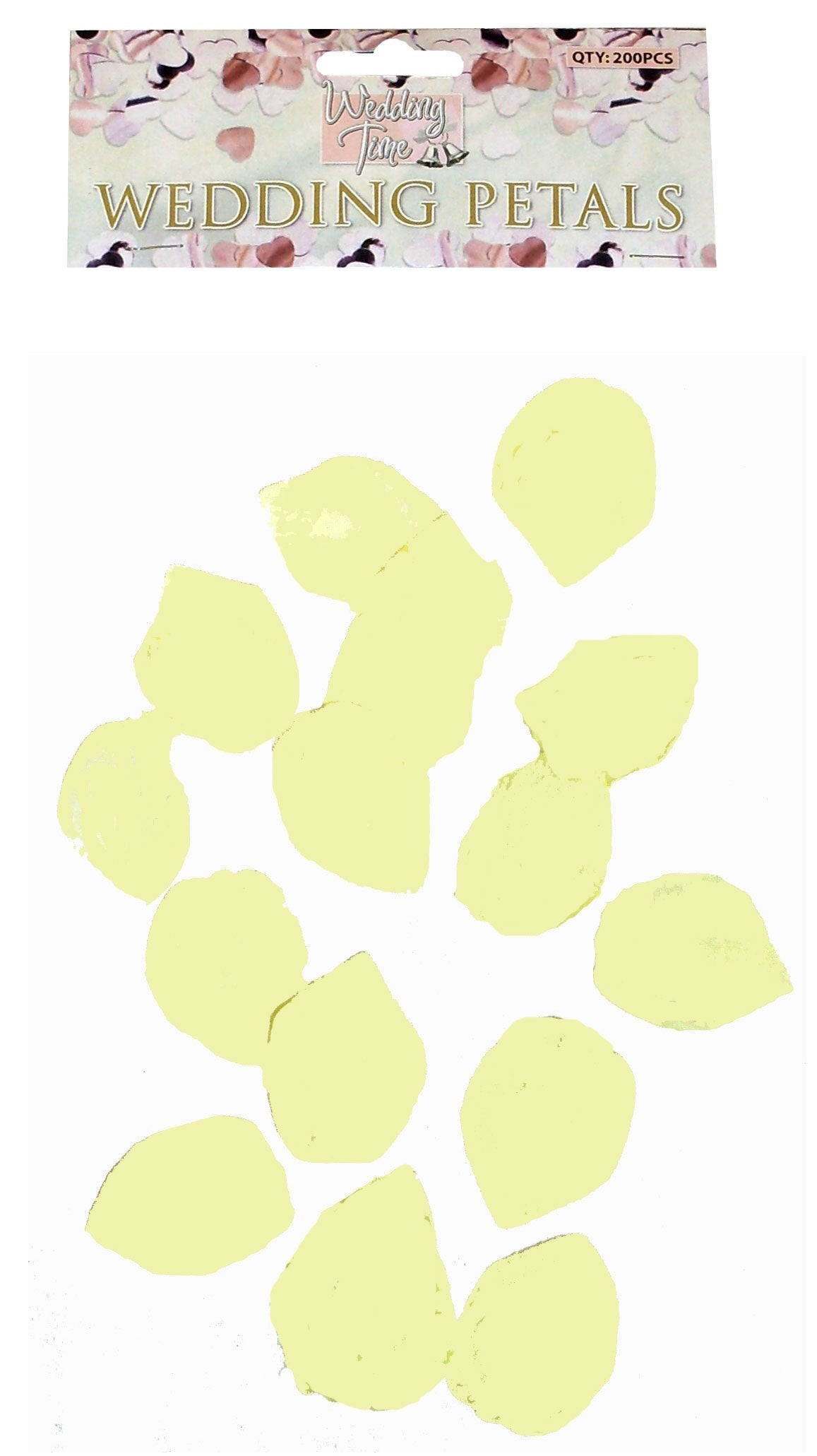 Pack of 200 Cream Coloured Wedding Petals
