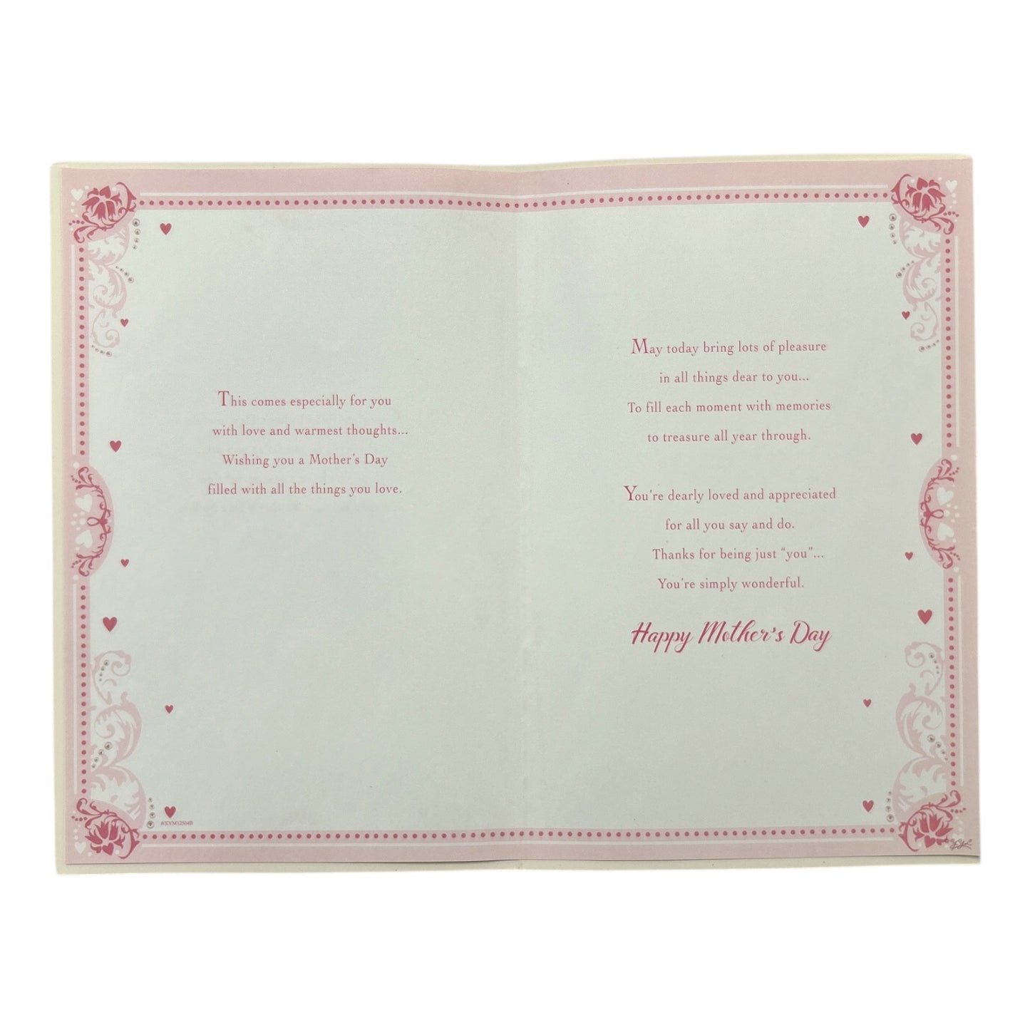 To A Special Mum Pink Heart Design Mother's Day Boxed Card