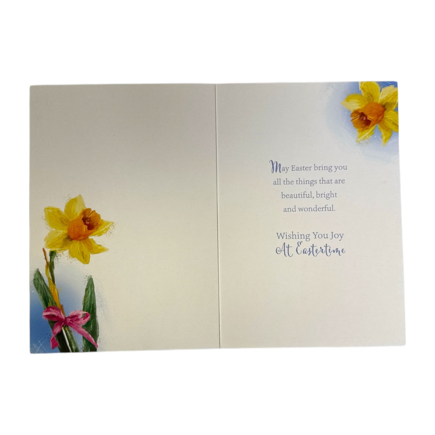 To All The Family Beautiful Yellow Flower Design Easter Card