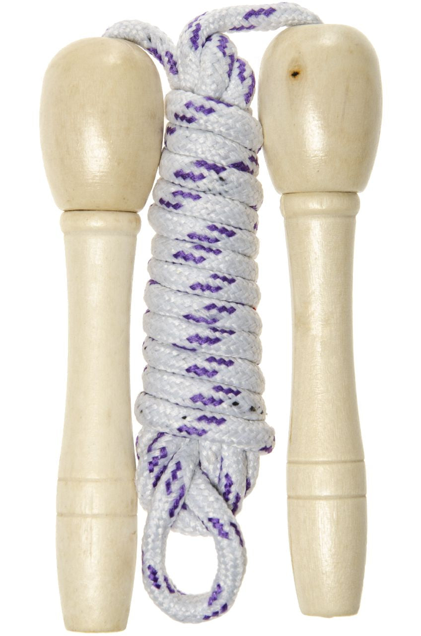 Pack of 12 Wooden Jumping Skipping Ropes