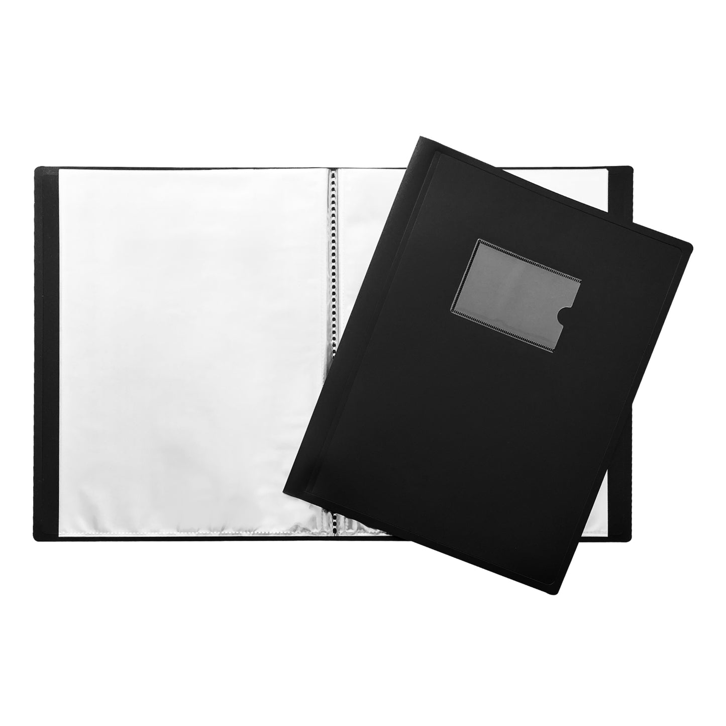 A4 Black Flexible Cover 20 Pocket Display Book