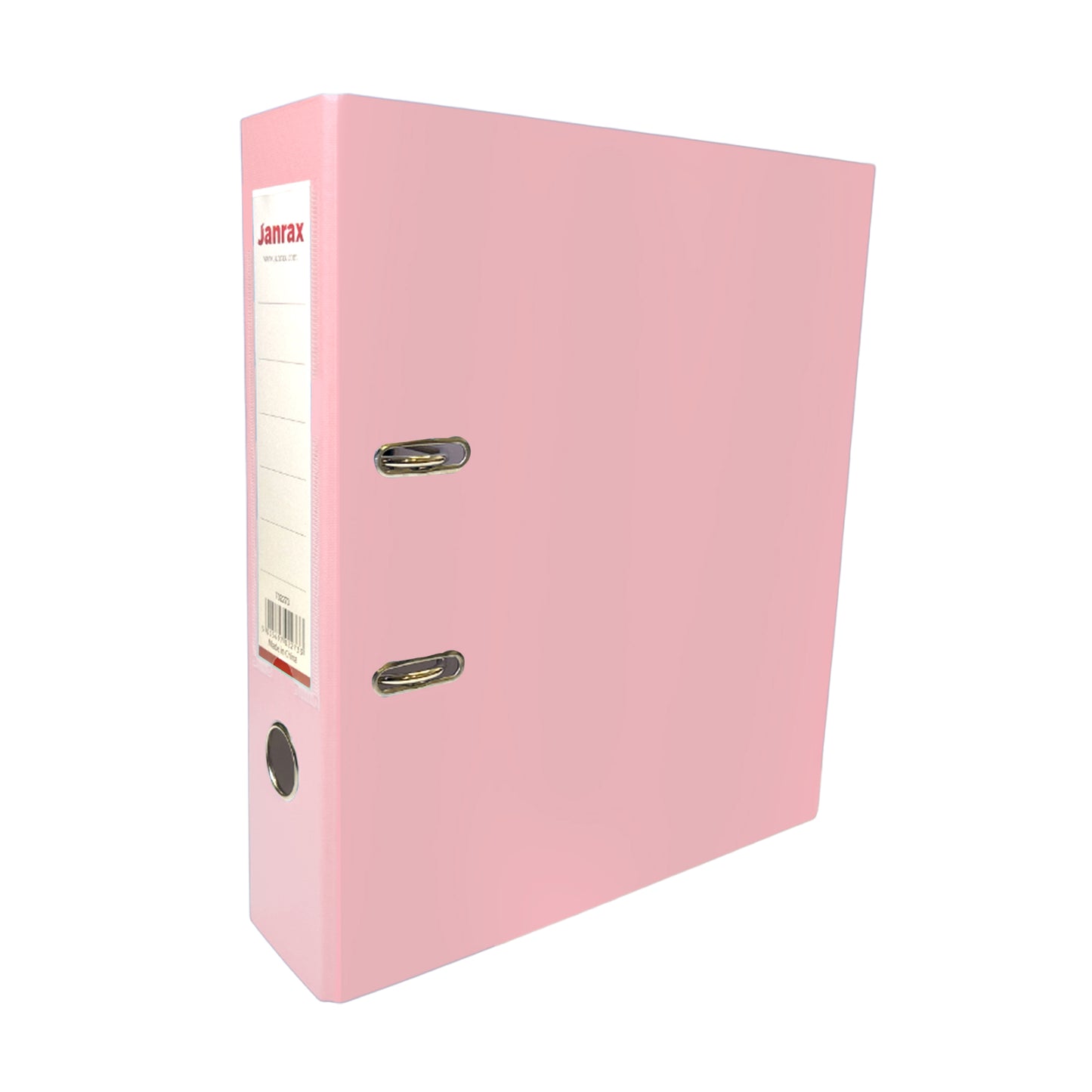 A4 Pastel Pink Paperbacked Lever Arch File by Janrax