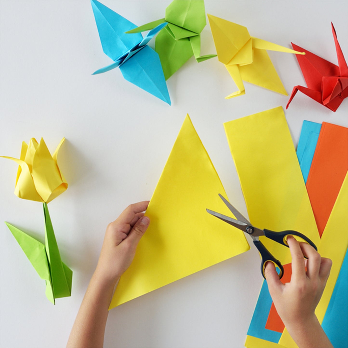 Pack of 500 A4 Assorted Primary Coloured Card 160gsm Sheets