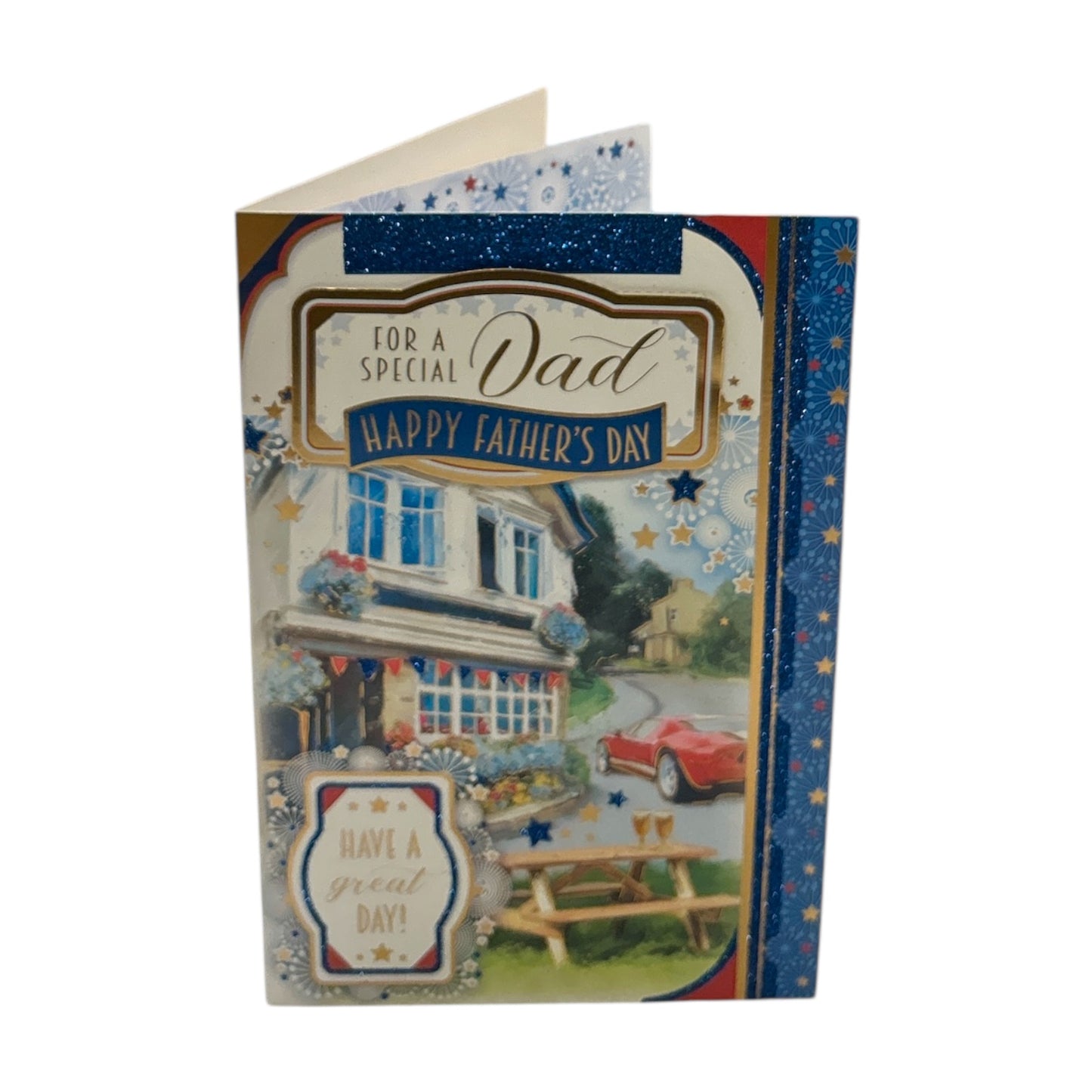 For A Special Dad Beautiful House Design Father's Day Card